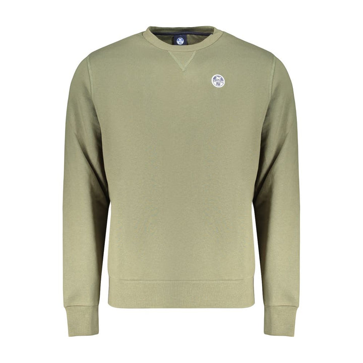 North Sails Green Cotton Menswear Sweatshirt