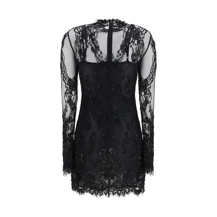 Blumarine Black Polyamide Cocktail Dress