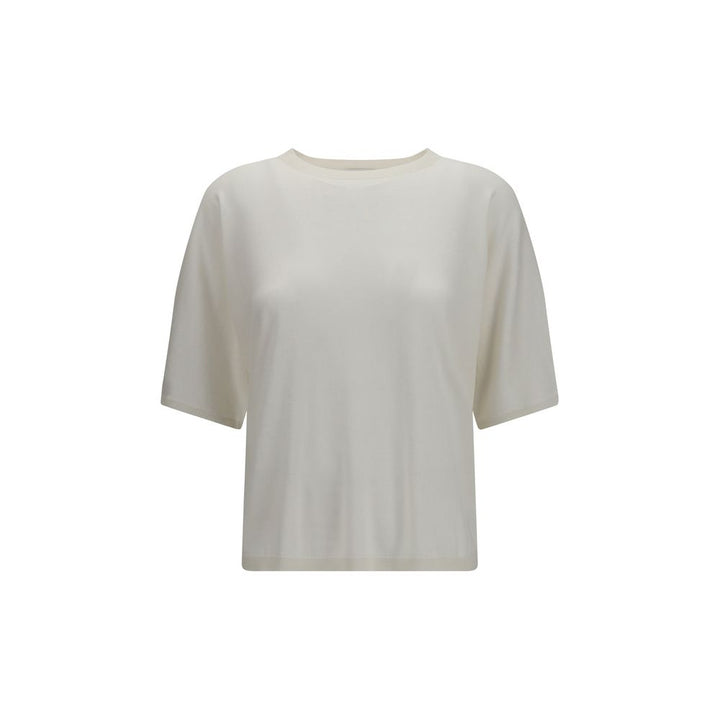 Brunello Cucinelli White Cashmere Sweatshirt