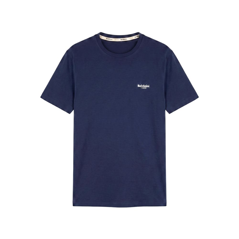 Baldinini Trend Blue Cotton Men&