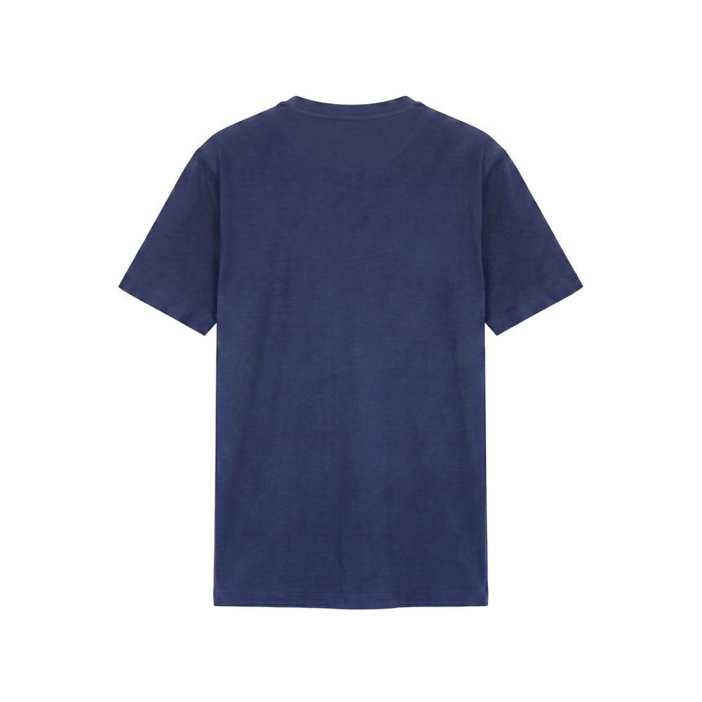 Baldinini Trend Blue Cotton Men&