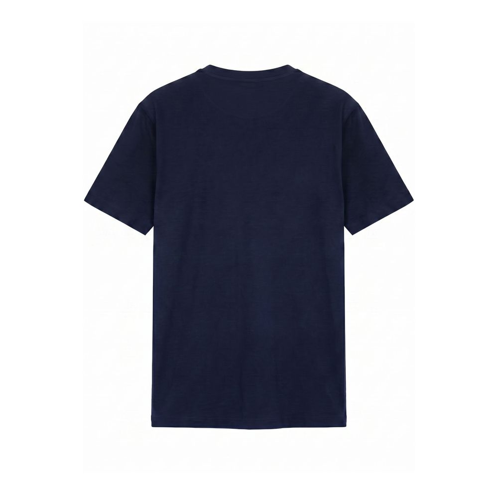 Baldinini Trend Blue Cotton Men&
