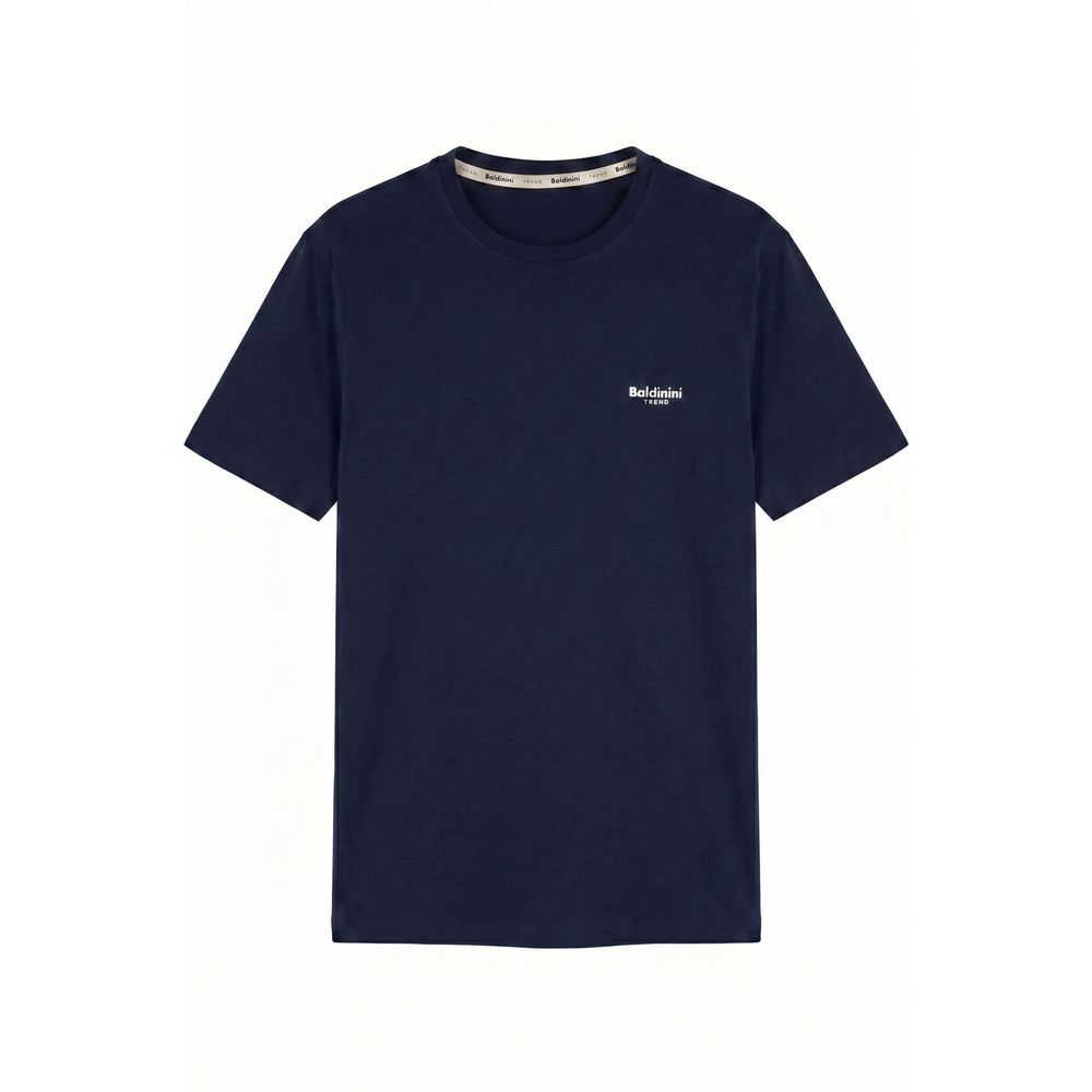 Baldinini Trend Blue Cotton Men&