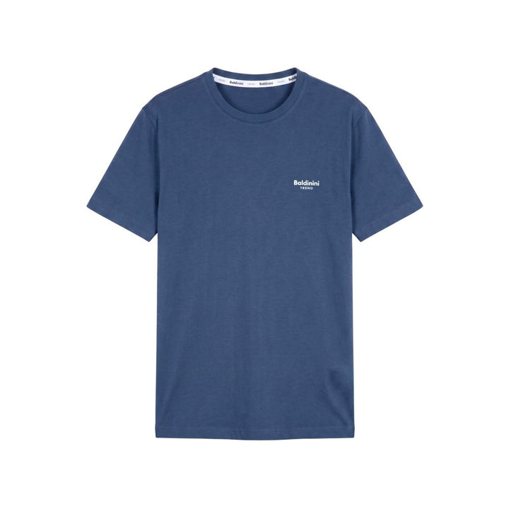 Baldinini Trend Blue Cotton Men T-shirt