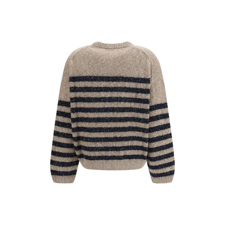 Brunello Cucinelli Beige Wool Oves Aries Sweatshirt