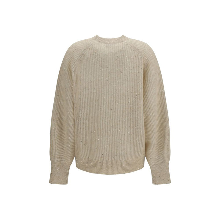 Brunello Cucinelli Beige Mohair Sweatshirt