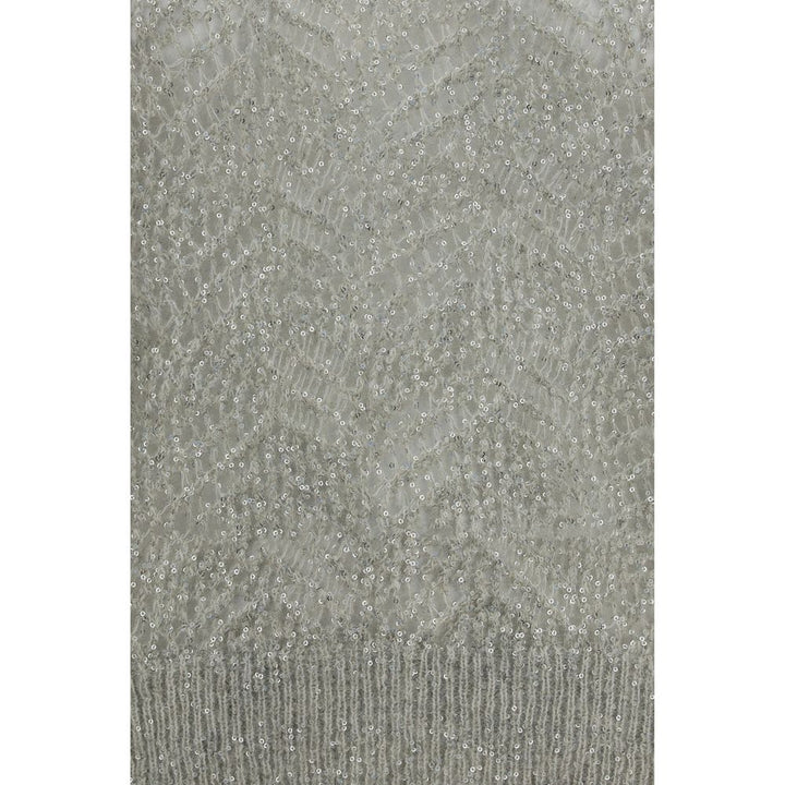 Brunello Cucinelli Gray Linen Sweatshirt