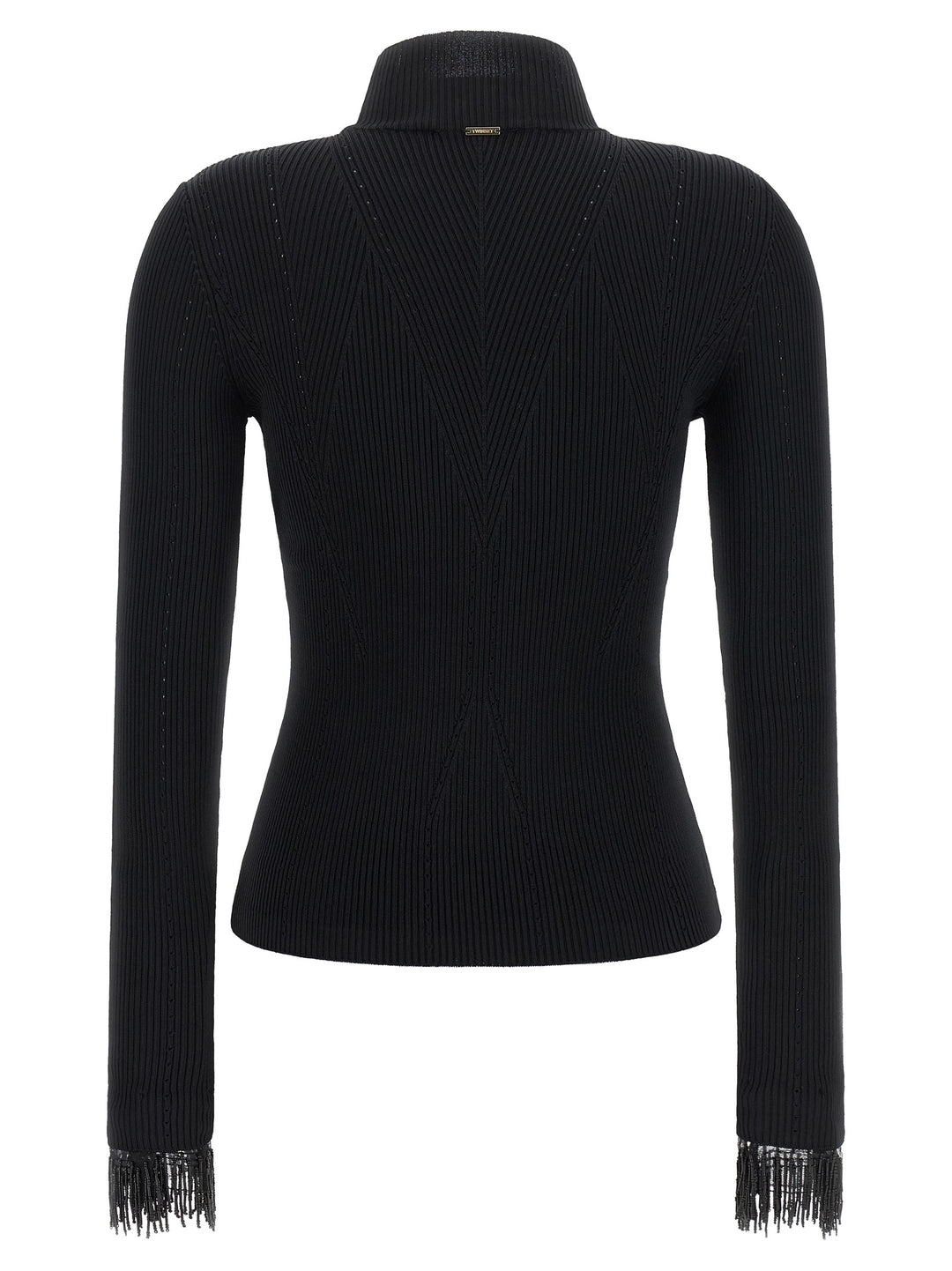 Twinset Black Viscose Cardigan