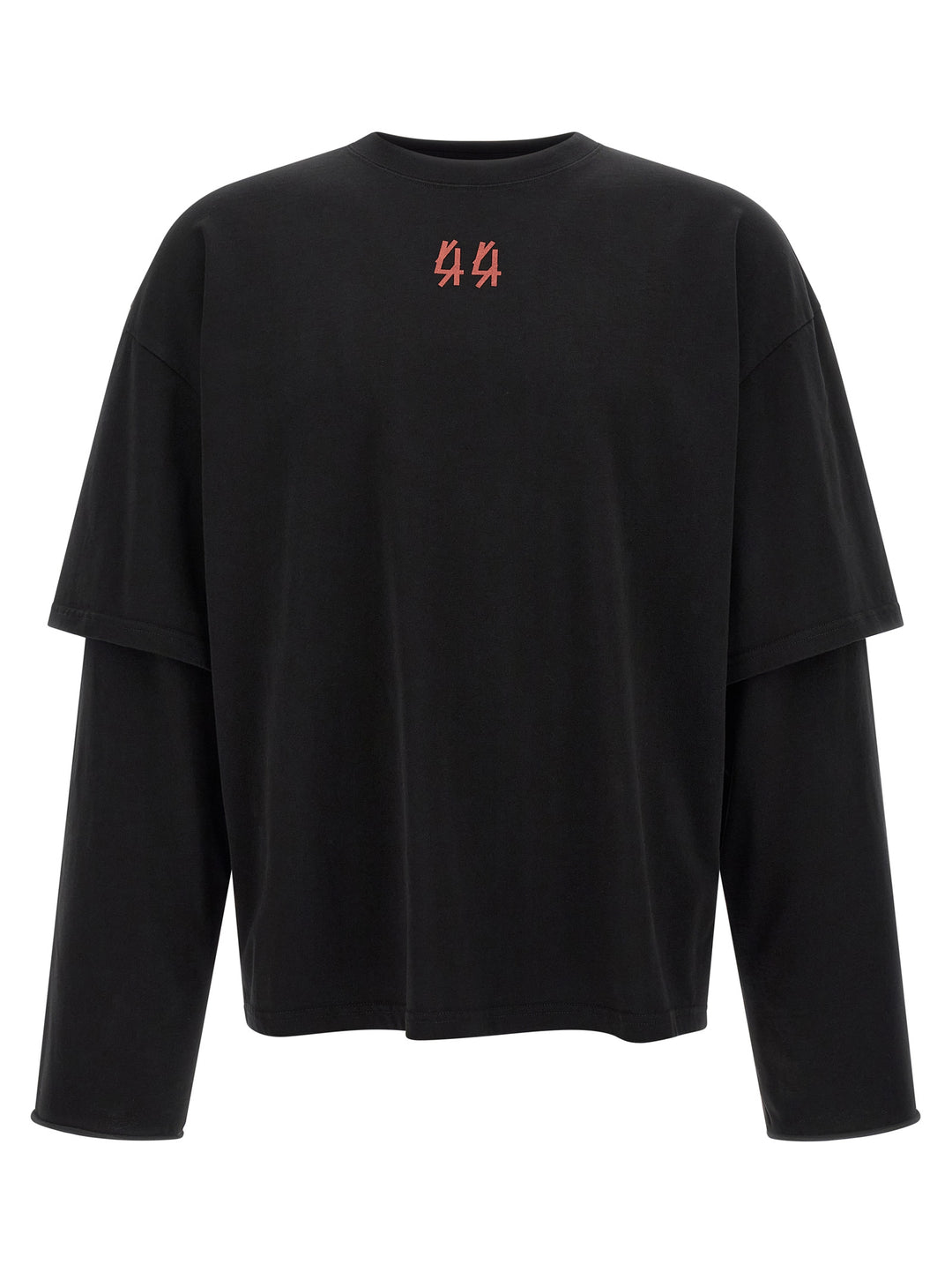 44 Label Group Black Cotton T-Shirt