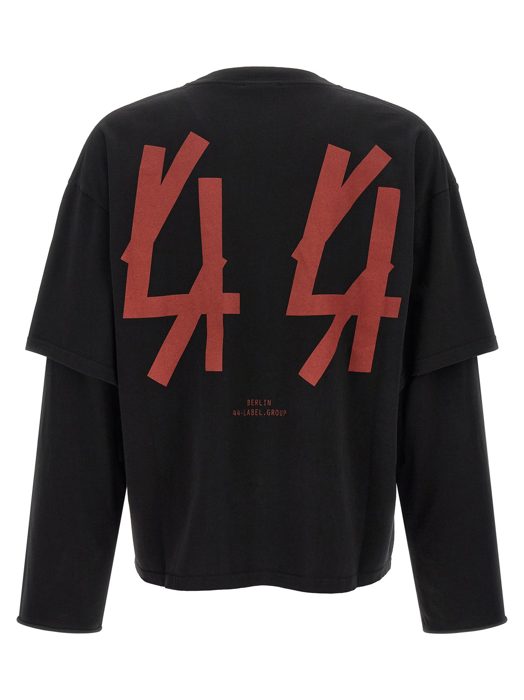 44 Label Group Black Cotton T-Shirt