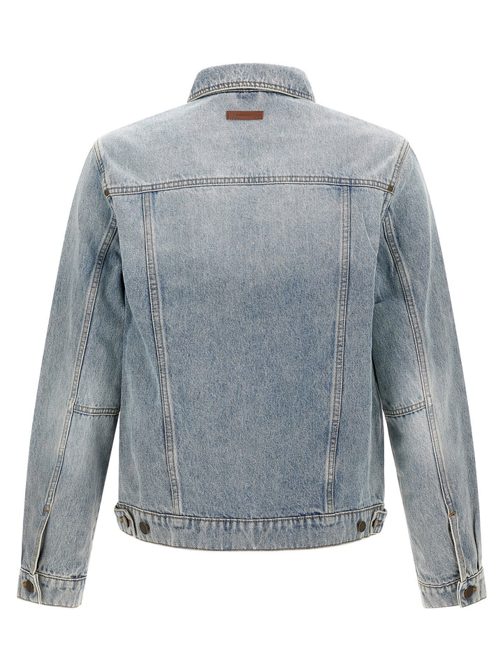Entire Studios Blue Cotton Denim Jacket