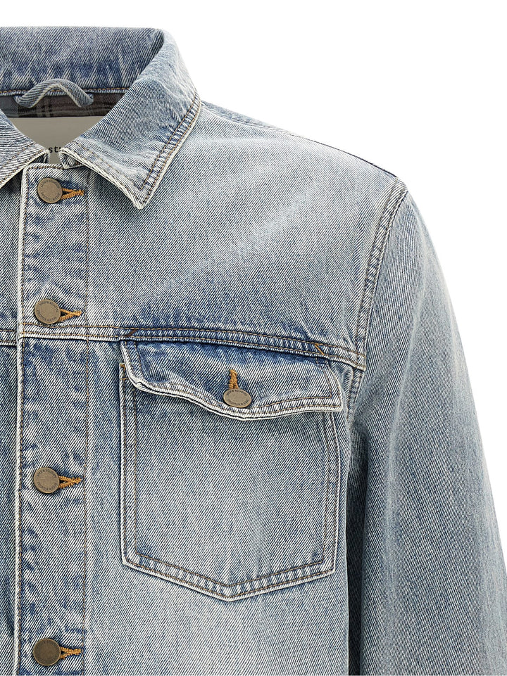 Entire Studios Blue Cotton Denim Jacket