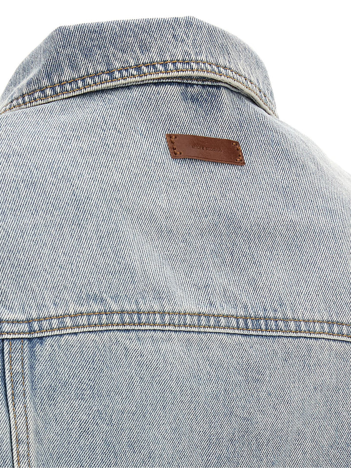 Entire Studios Blue Cotton Denim Jacket