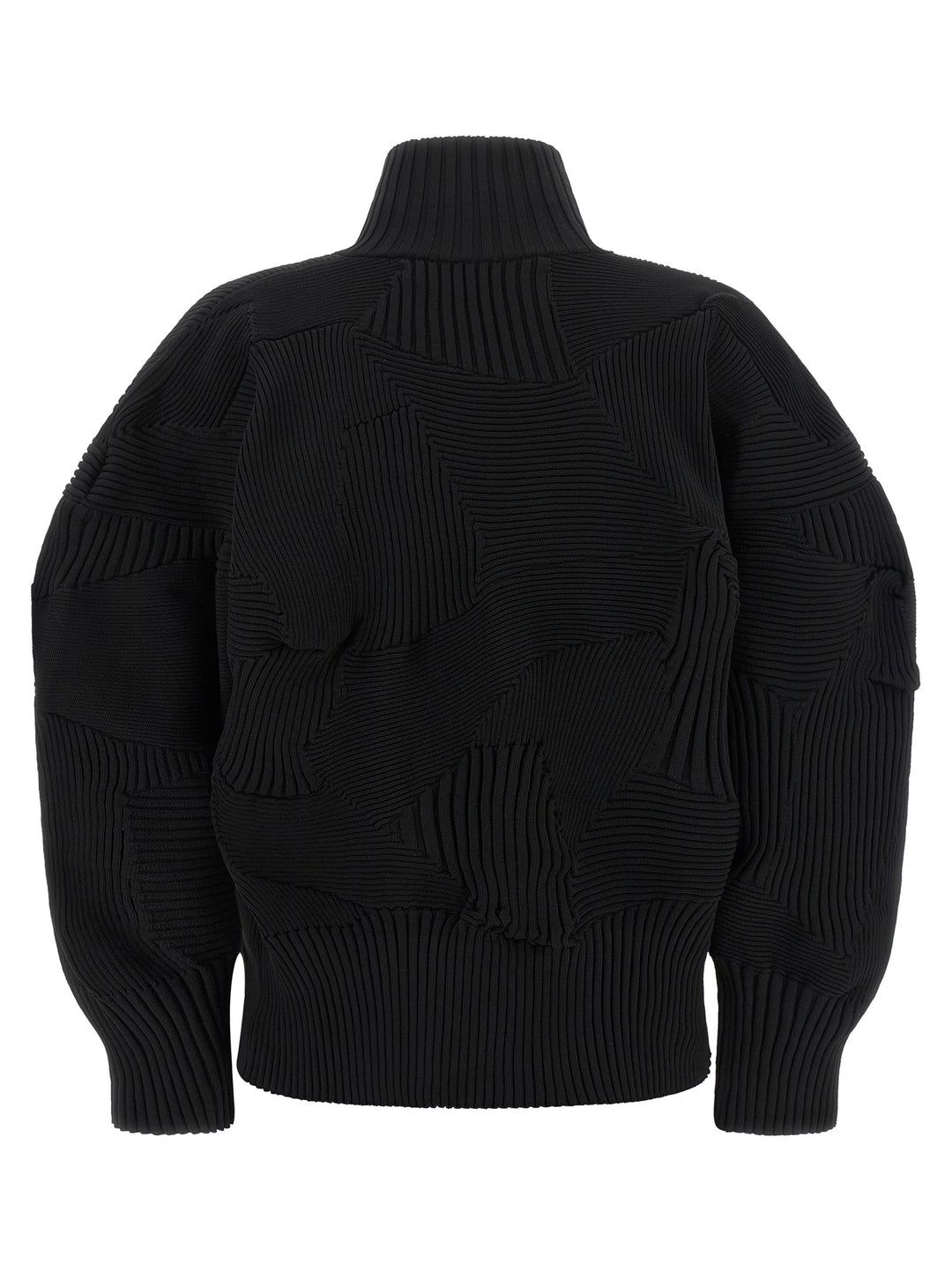 Issey Miyake Black Polyester Full-Length Jacket
