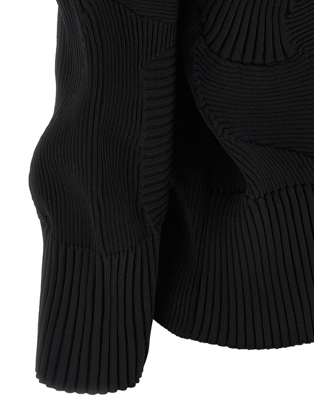 Issey Miyake Black Polyester Full-Length Jacket