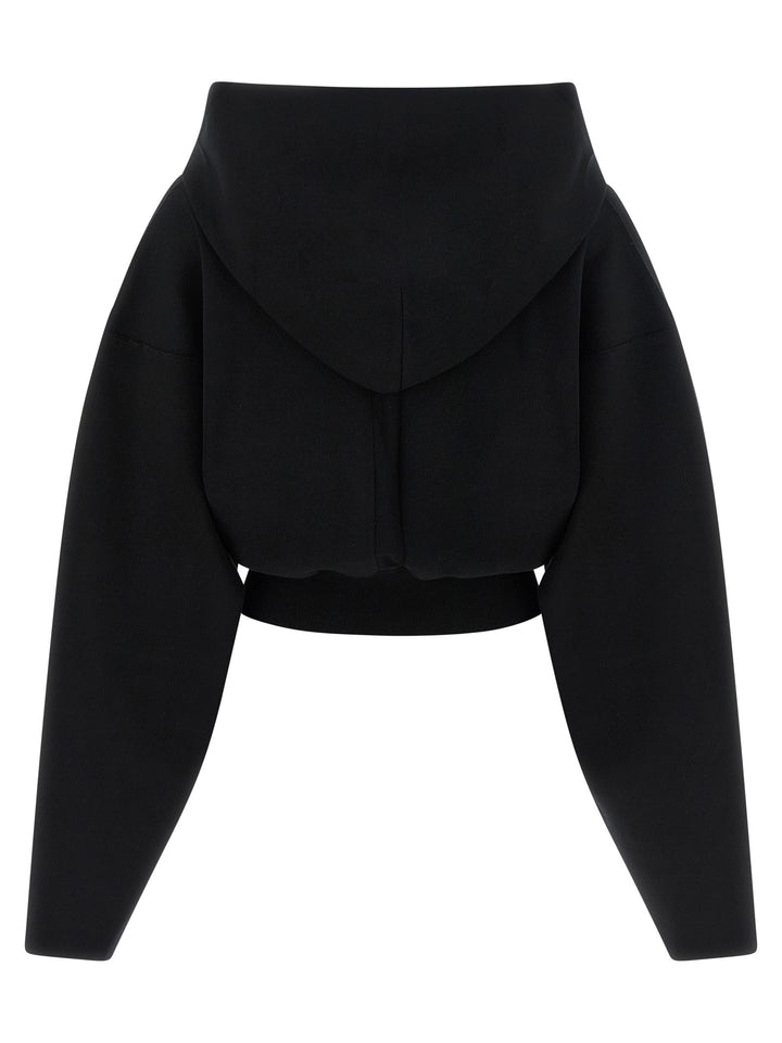 Rick Owens Black Viscose Sweatshirt