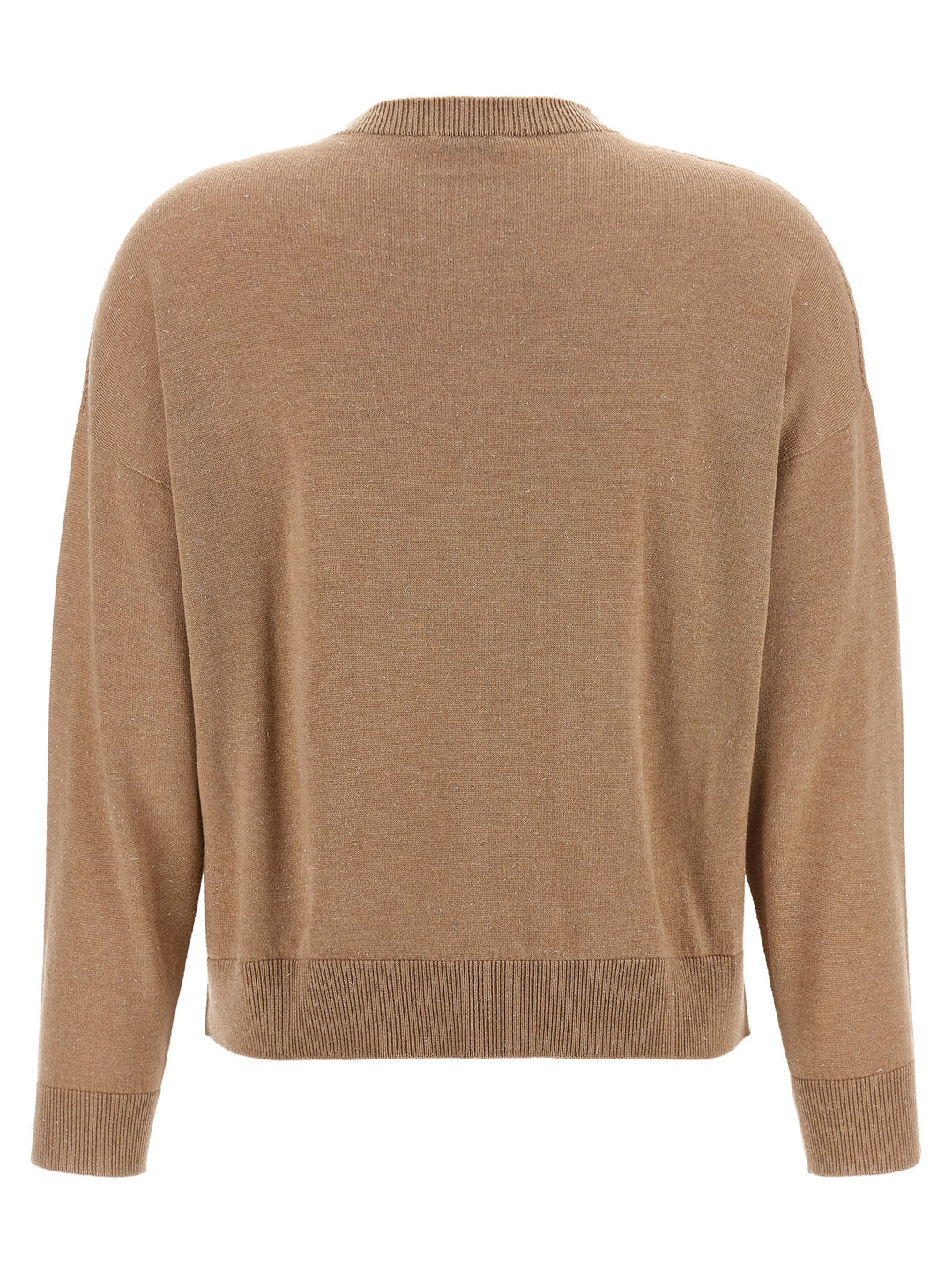 Peserico Beige Virgin Wool Cardigan