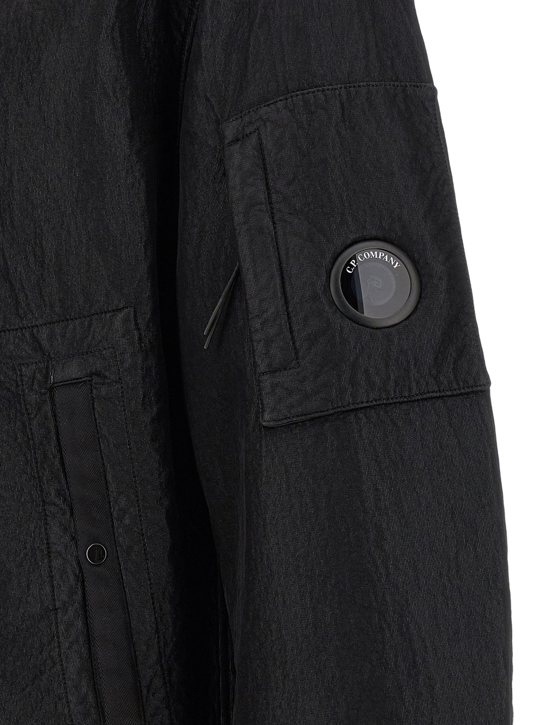 C.P. Company Black Polyamide Shell Jacket