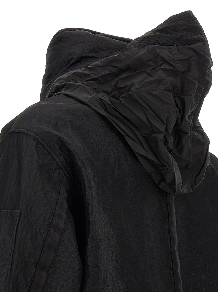 C.P. Company Black Polyamide Shell Jacket