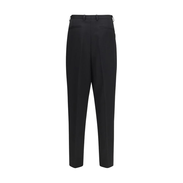 Dolce &amp; Gabbana Black Wool Oves Aries Dress Pants