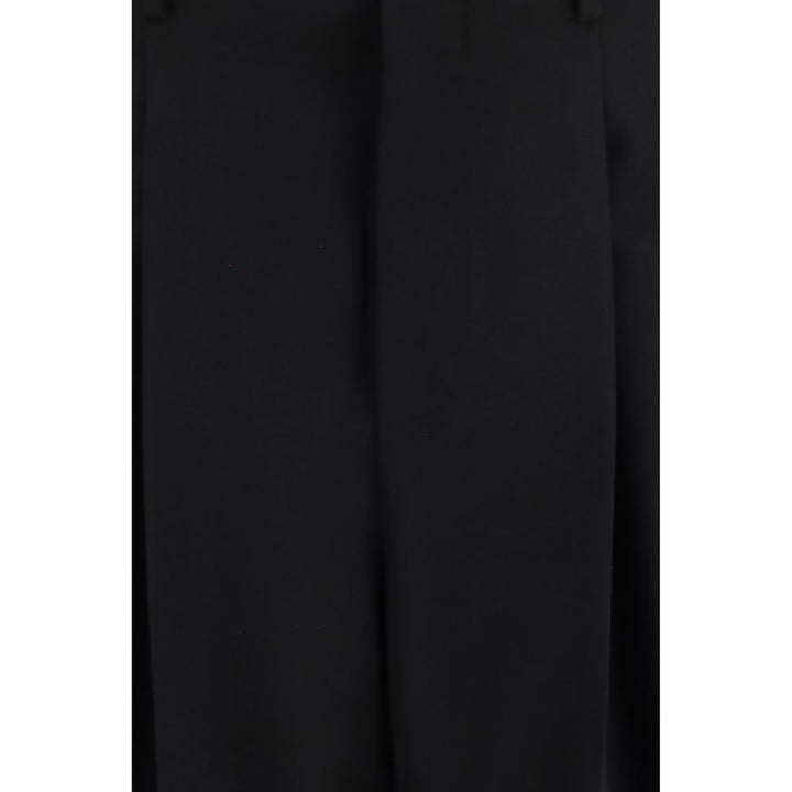 Dolce &amp; Gabbana Black Wool Oves Aries Dress Pants