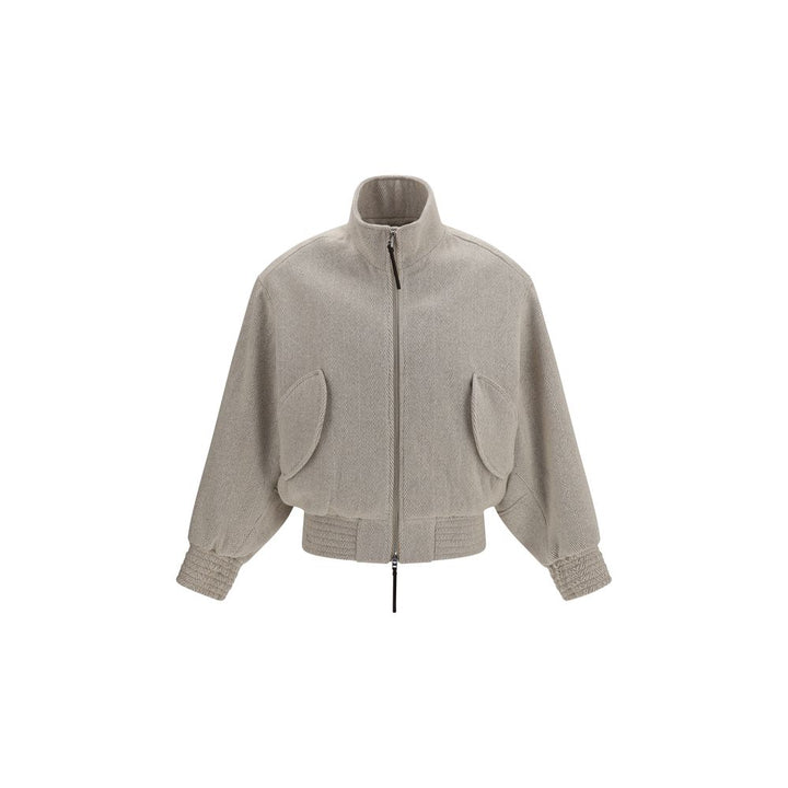 Jacquemus Beige Wool Oves Aries Bomber