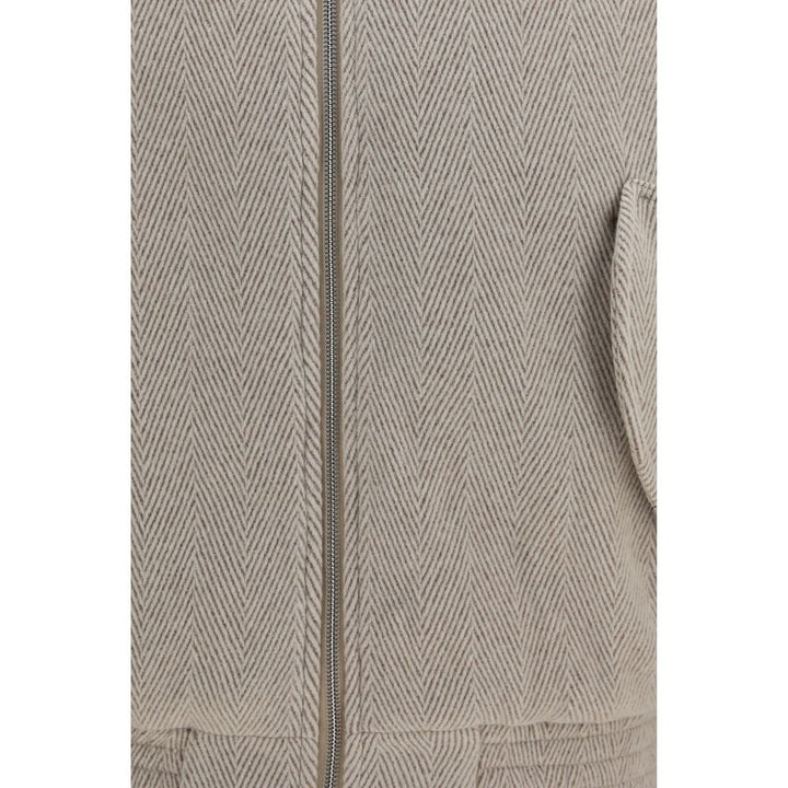 Jacquemus Beige Wool Oves Aries Bomber