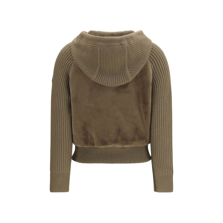 Moose Knuckles Brown Wool Oves Aries Hoodie