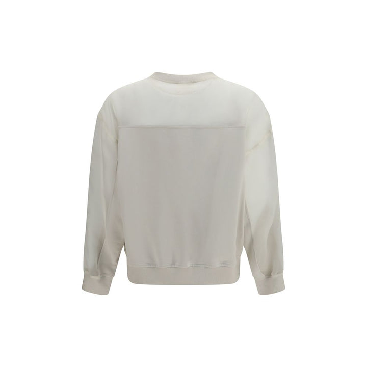 Brunello Cucinelli White Cotton Sweatshirt