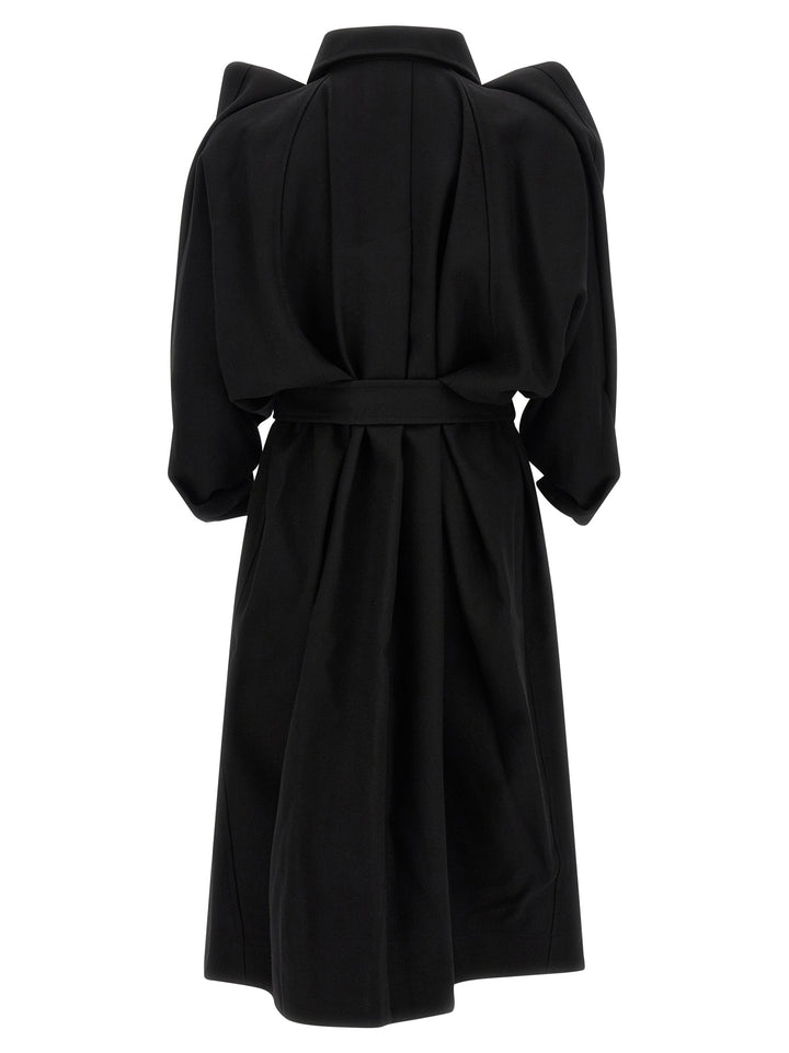 Issey Miyake Black Wool Coat