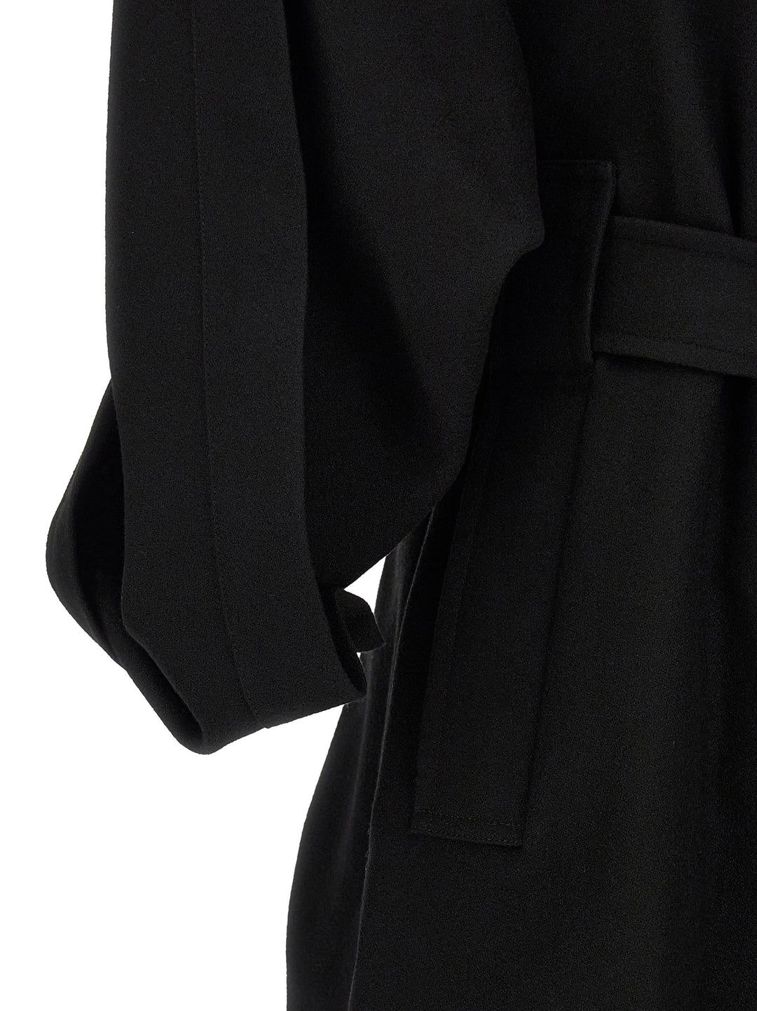Issey Miyake Black Wool Coat