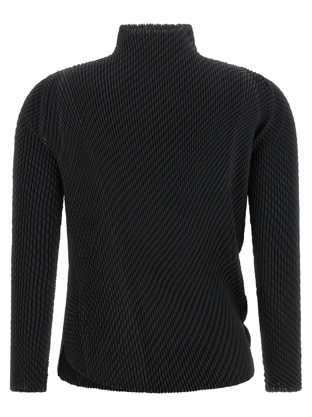 Issey Miyake Black Polyester Shirt