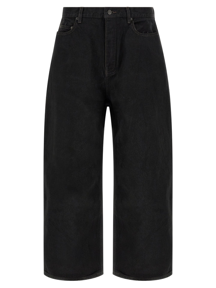 Balenciaga Black Cotton Jeans Denim
