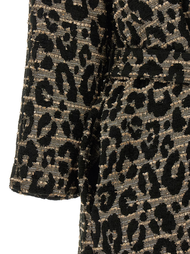 Herno Black Acetate Coat