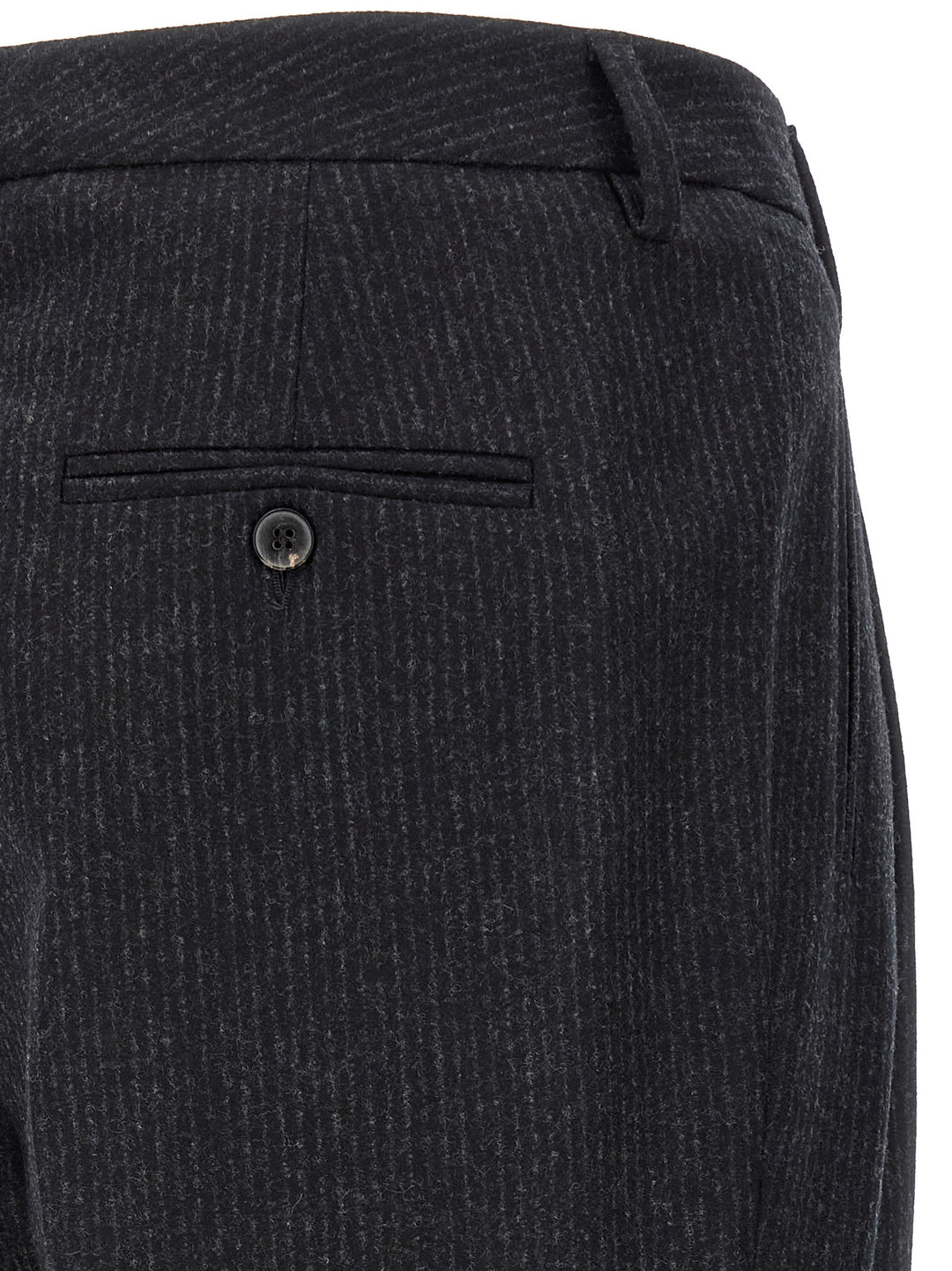 Alberto Biani Gray Wool Casual Pants