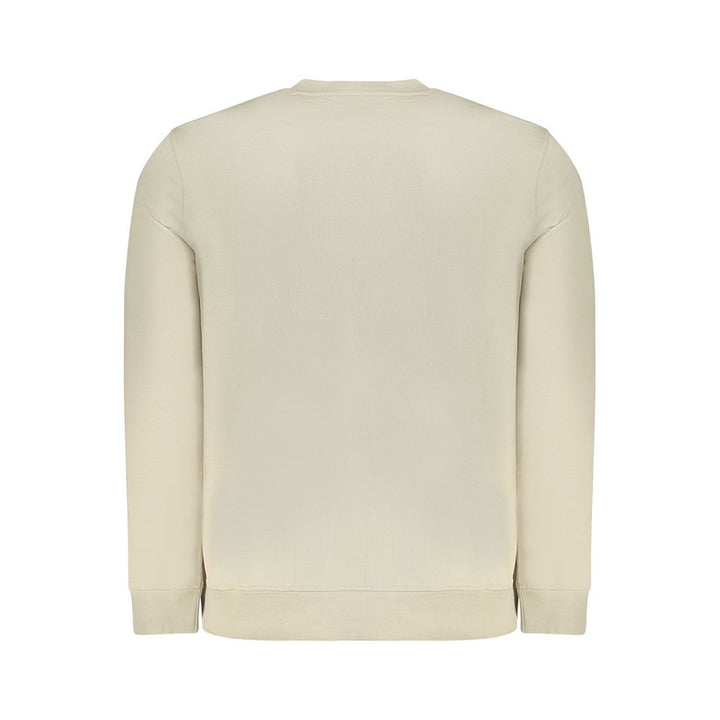 Hugo Boss Beige Cotton Men Sweatshirt