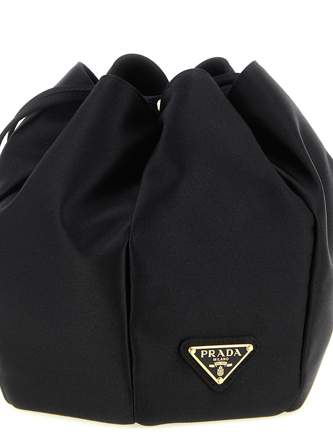 Prada Black Viscose Shoulder Bag