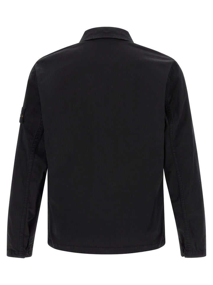 Stone Island Black Cotton Blouse