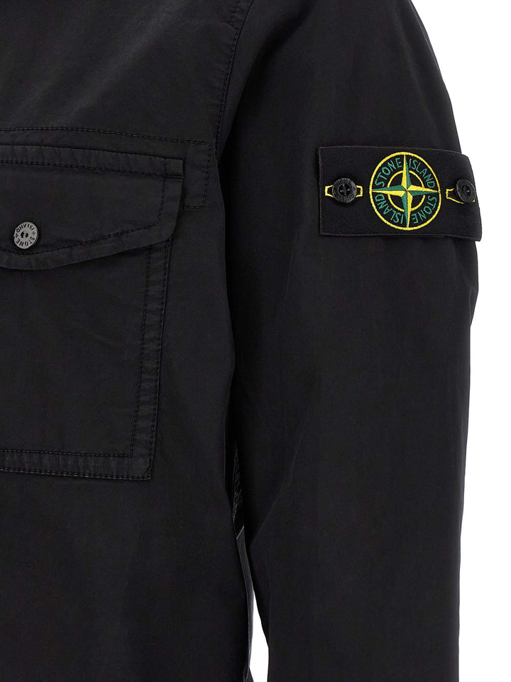 Stone Island Black Cotton Blouse