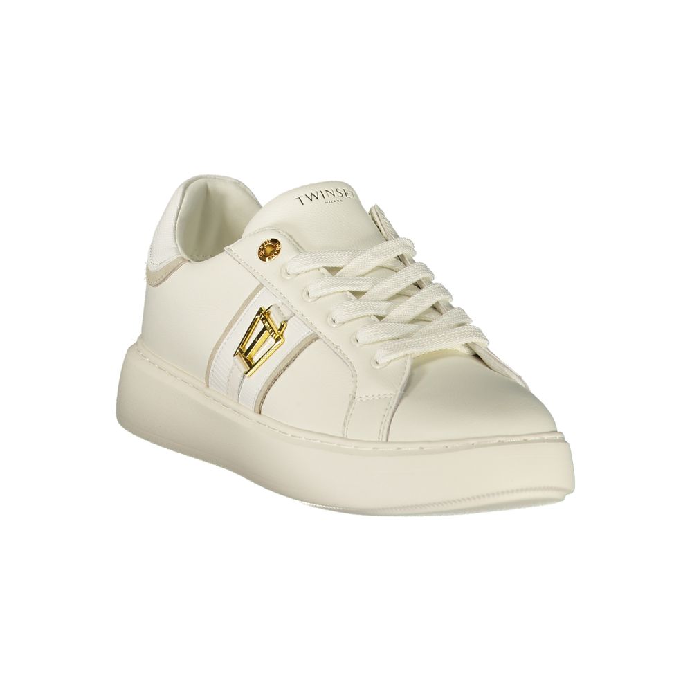 Twinset White Polyurethane Women&