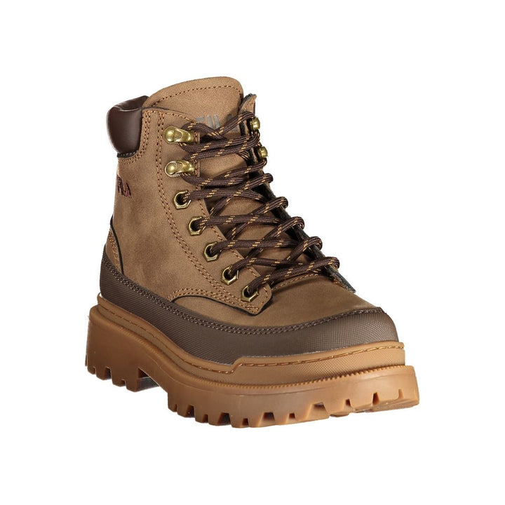 Fila Brown Polyurethane Women&