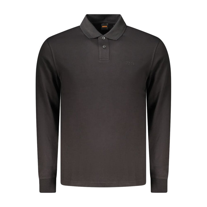 Hugo Boss Black Cotton Polo Shirt
