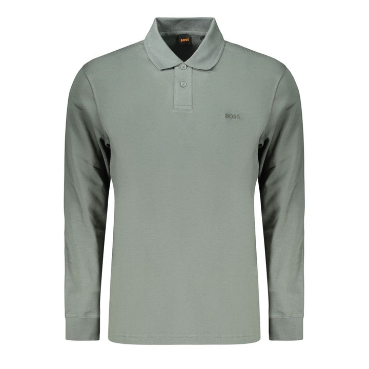 Hugo Boss Green Cotton Men&