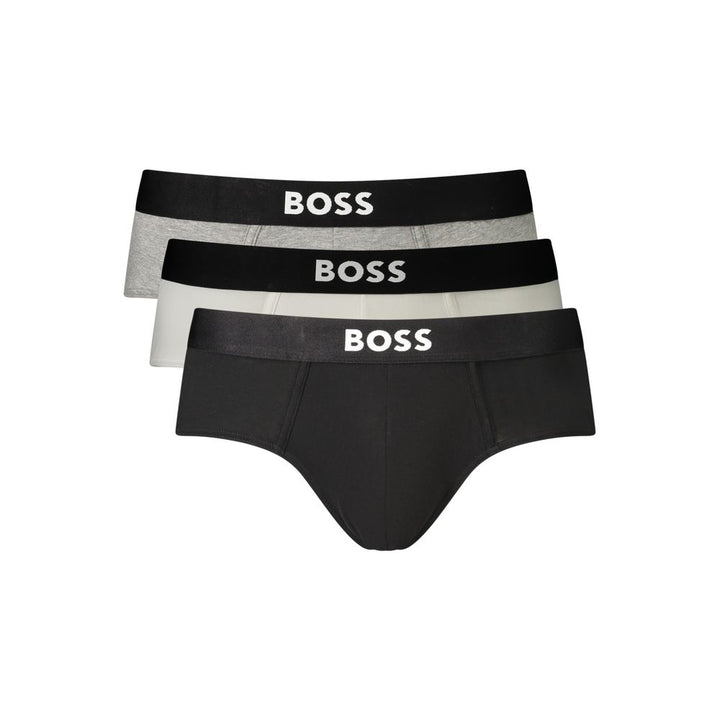Hugo Boss Black Cotton Briefs