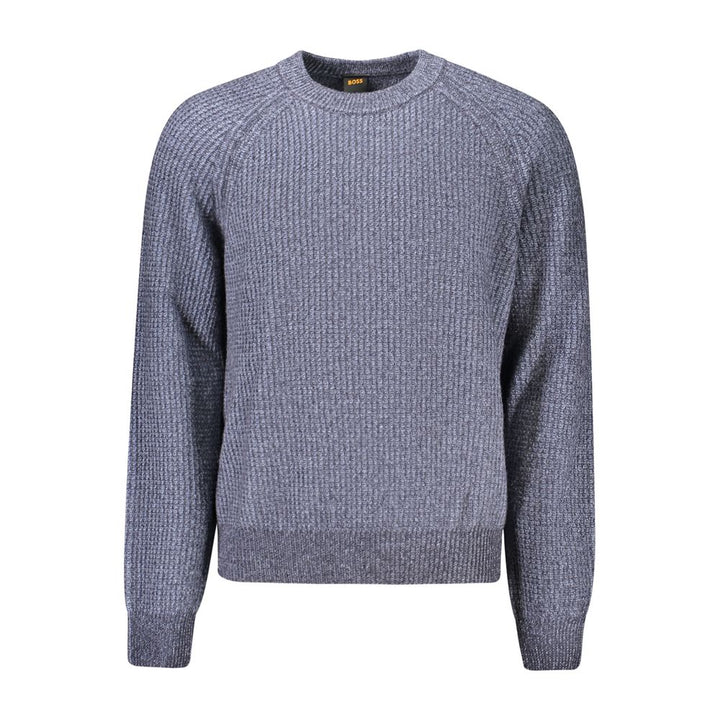 Hugo Boss Blue Wool Sweatshirt
