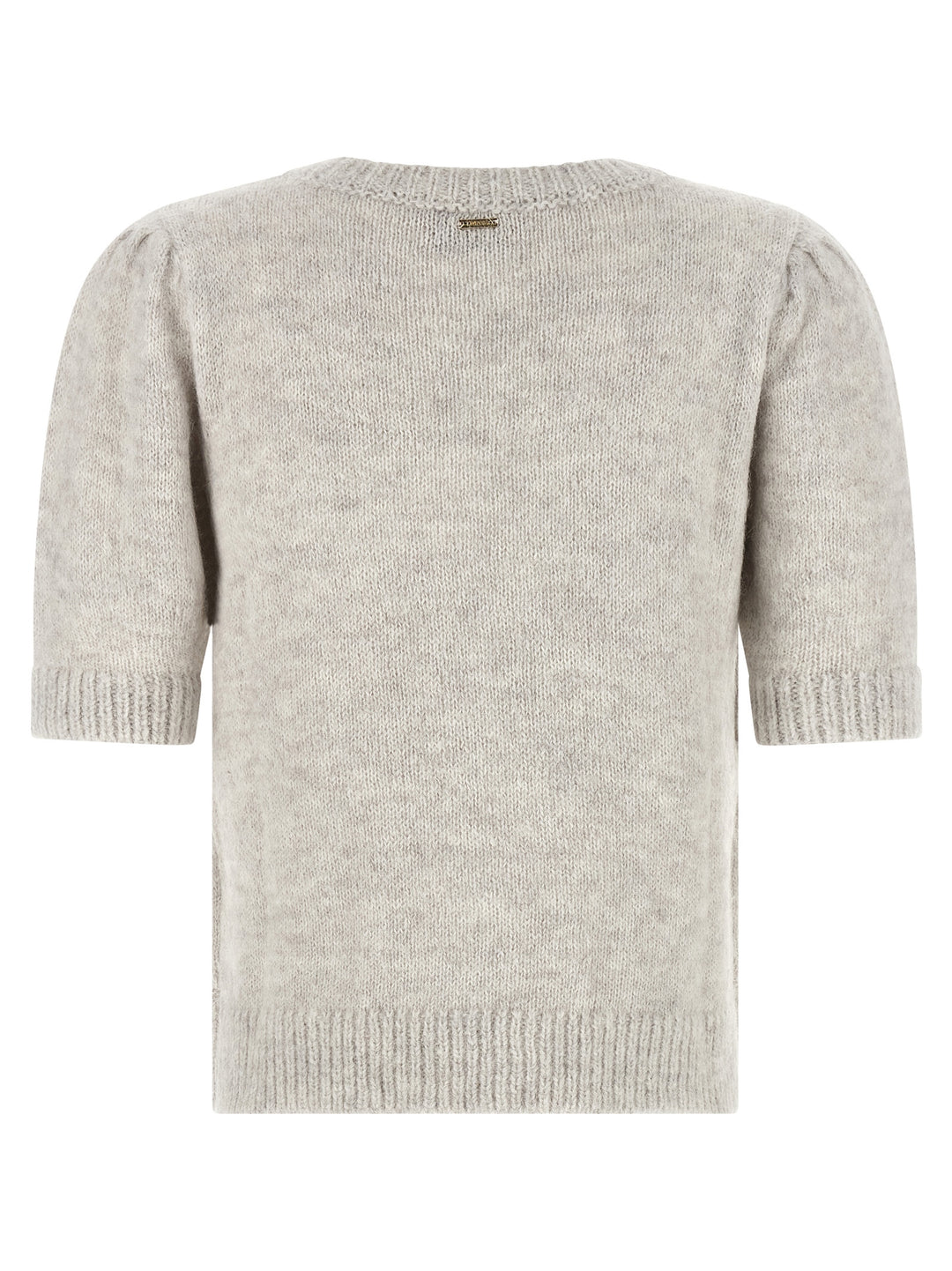 Twinset Gray Marabou Cardigan