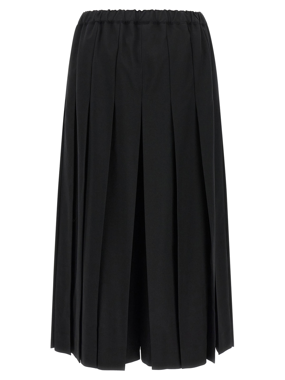 Comme Des Garçons Black Wool Casual Pants