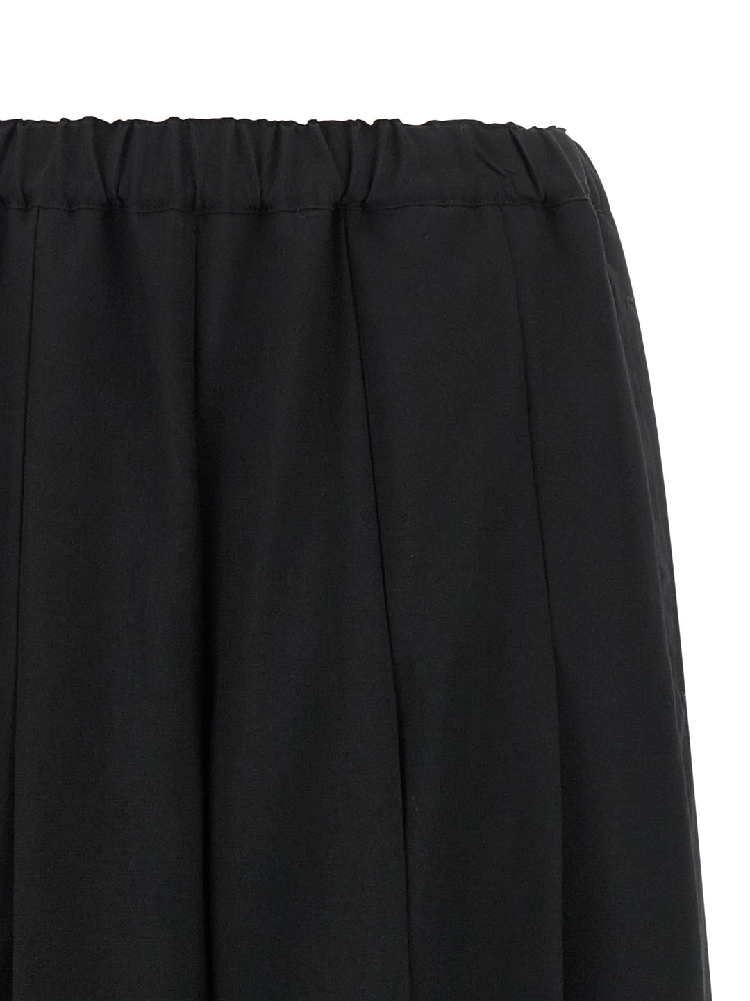 Comme Des Garçons Black Wool Casual Pants