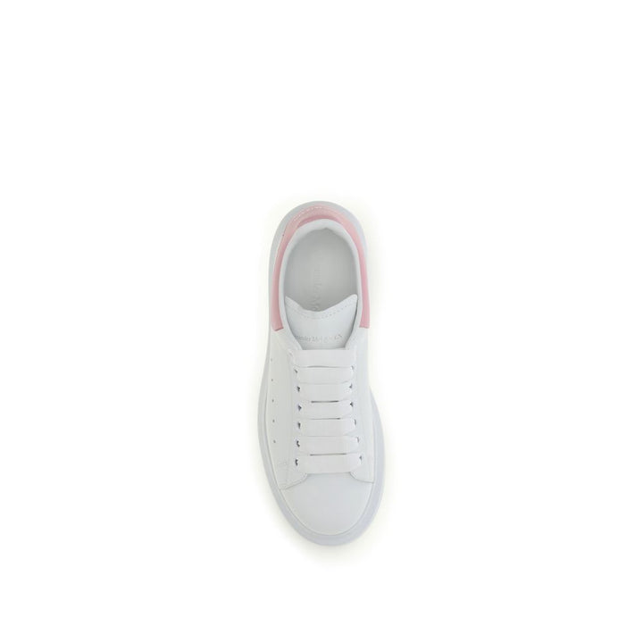 Alexander McQueen White Calf Leather Bos Taurus Chunky Sneakers