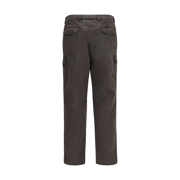 Brunello Cucinelli Brown Cotton Casual Pants